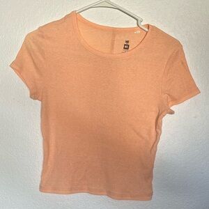 Orange baby tee